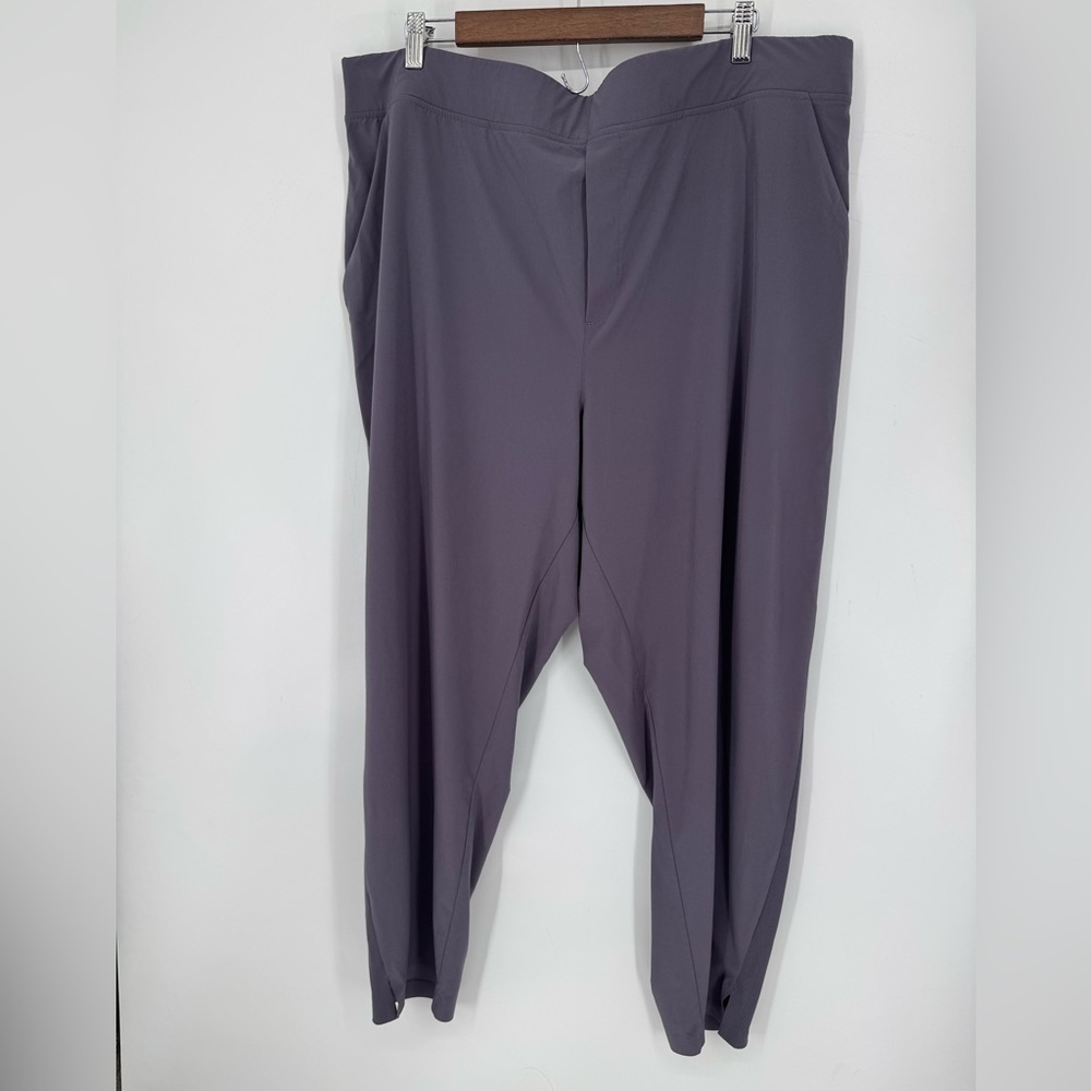 Athleta Women's Brooklyn Ankle Pants Dusty Purple Stretch Career Plus Size 22